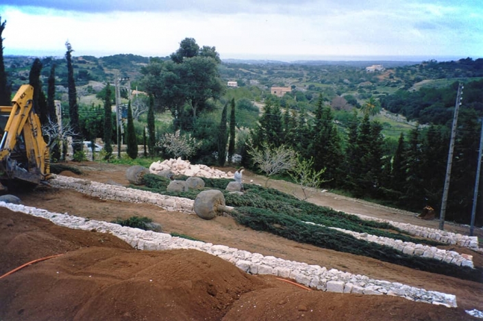 Garten entworfen von Maria Sagreras in der Finca Es Turó - Mallorca - Viveros Pou Nou