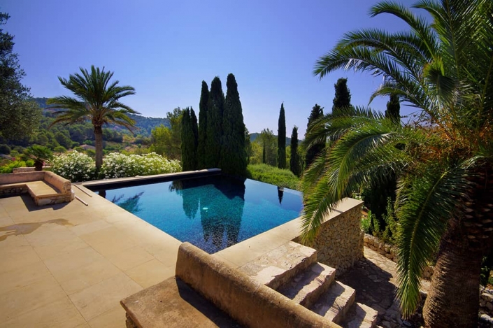 Garten entworfen von Maria Sagreras in der Finca Es Turó - Mallorca - Viveros Pou Nou