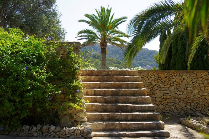 Garten entworfen von Maria Sagreras in der Finca Es Turó - Mallorca - Viveros Pou Nou
